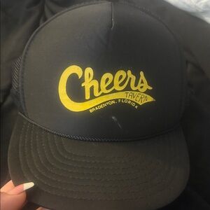 Cheers Tavern Black and Yellow Trucker Hat